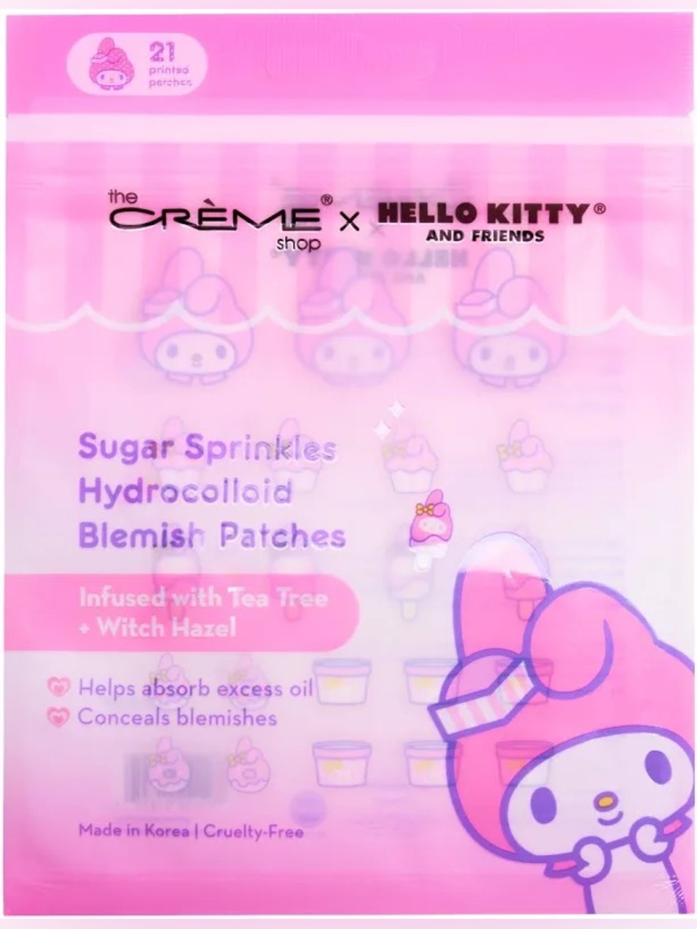The Crème Shop x Hello Kitty Sugar Sprinkles Hydrocolloid Blemish Patches